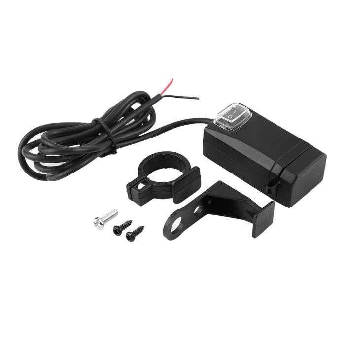 Chargeur de moto étanche, pratique pour nous prise USB de moto, pour moto