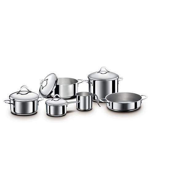 Bialetti Divine - Kits de casseroles - Batterie de cuisine - 10 pièces