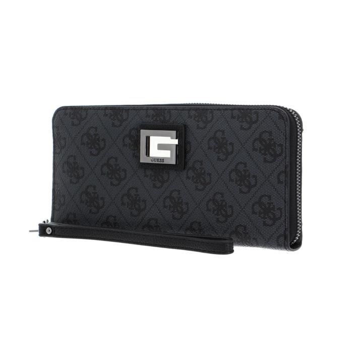 GUESS Portefeuille Gris Anthracite Femme