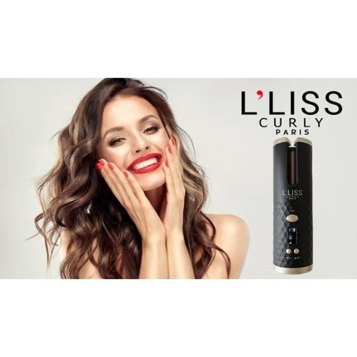 L’LISS CURLY LE FER À BOUCLER SANS FIL 100% AUTOMATIQUE