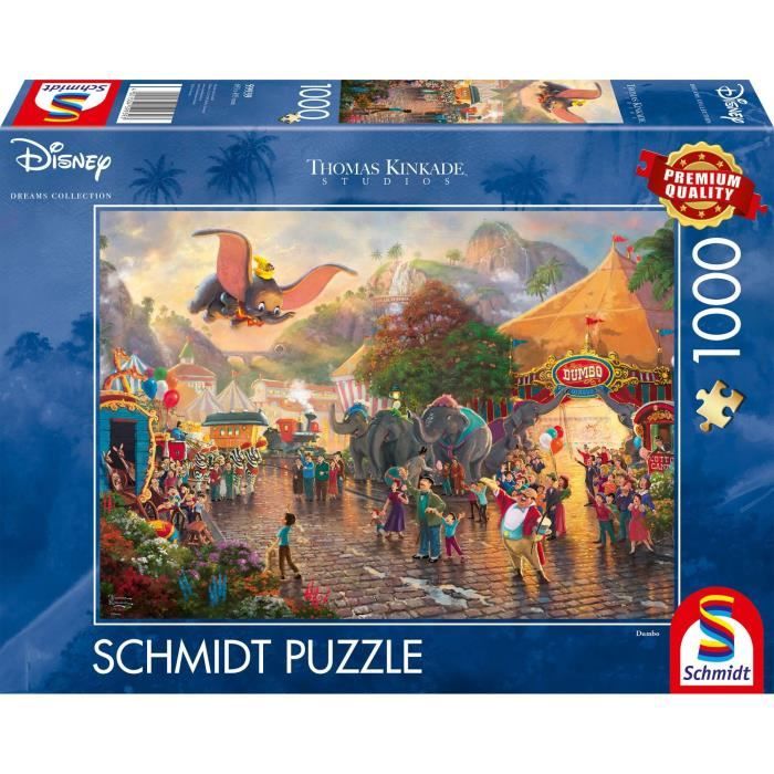 Puzzle 1000 pièces : Disney : Dumbo Coloris Unique