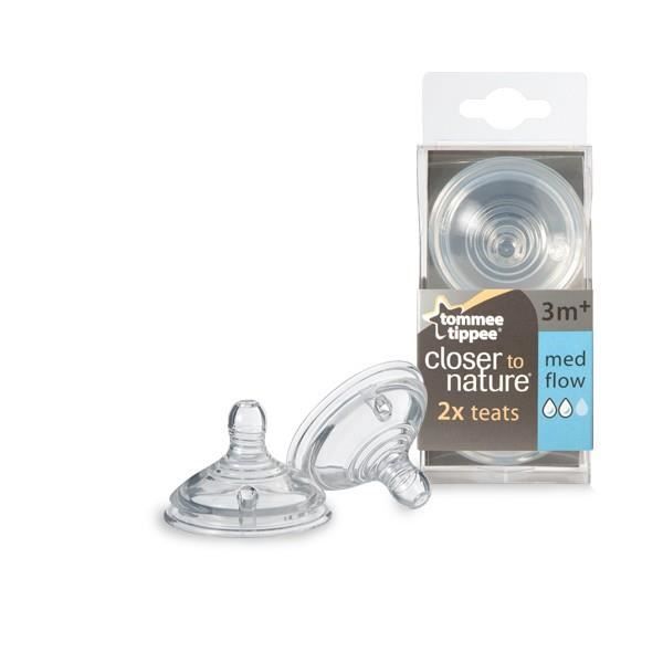 Tétines Easi-Vent Tommee Tippee (Débit Moyen : ...