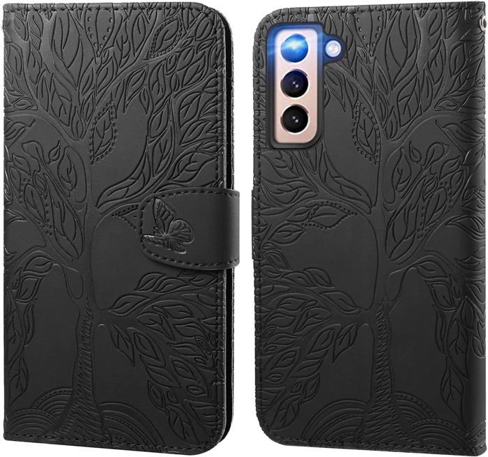 Étui Portefeuille Pour Huawei Y6 / Y6 Prime (2019) - Cuir Et TPU - Neuf