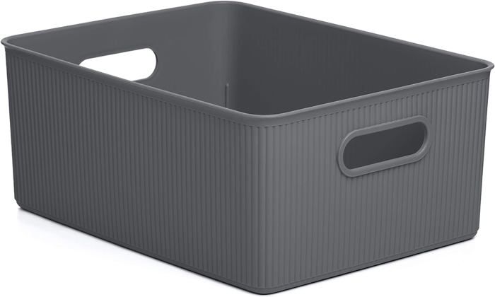 TATAY Poubelle de Cuisine Smart, Capacité 25L, Pédale Rétractable, Polypropylène, Sans BPA, Sac Poubelle 30L. Vert. Dimension 26 x 36 x 47cm