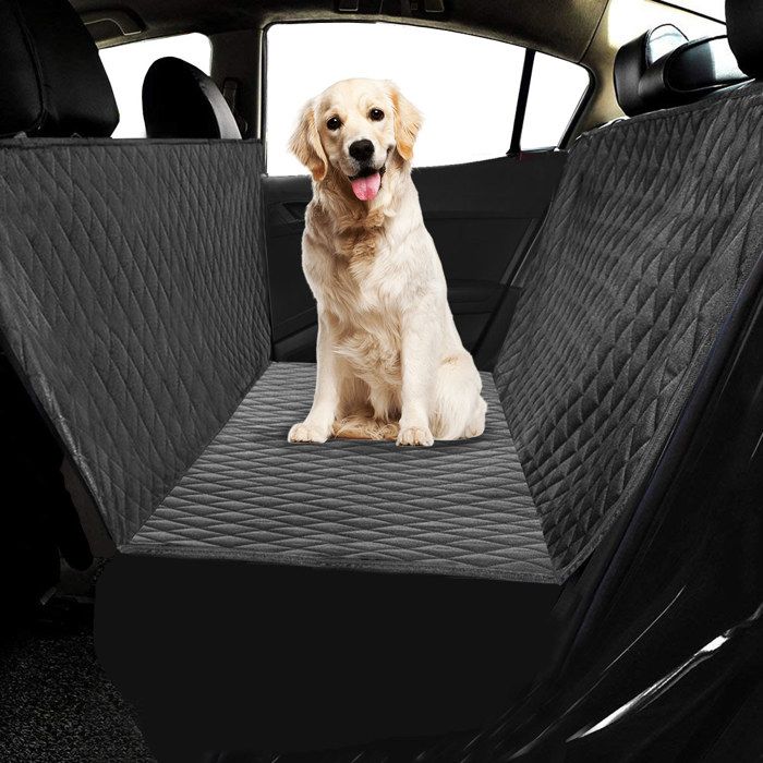 Housse De Siège Auto Pour Chien - Protection Imperméable Antidérapante, Tissu Respirant, Pour Berline, Pick-up, Camping-car
