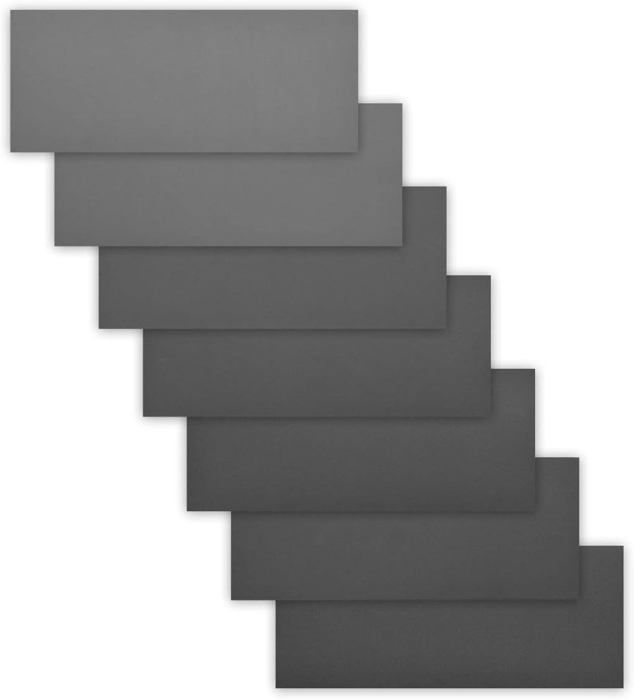 Lot De 10 Feuilles Abrasives Zirconium Grain 60 - 115 X 230 Mm, Pour Ponceuse 1/2 Feuille, Compatible Toutes Marques - 13