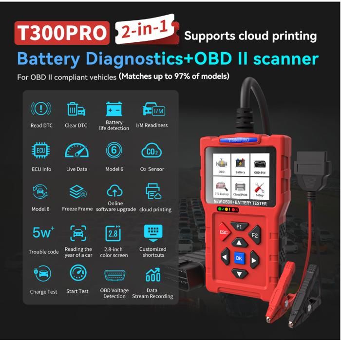 Scanner OBD2 Bluetooth Diagnostic Auto - Compatible Multimarque, Lecture Et Effacement De Codes Défaut