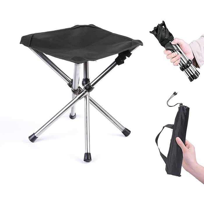 ZVD-Tabouret Camping Pliant, Mini Tabouret Pliant Portable Chaise Pliante Portable pour Le Camping, la Pêche, Les Voyages ZVD-Tabouret Camping Pliant, Mini Tabouret Pliant Portable Chaise Pliante Portable pour Le Camping, la Pêche, Les Voyages