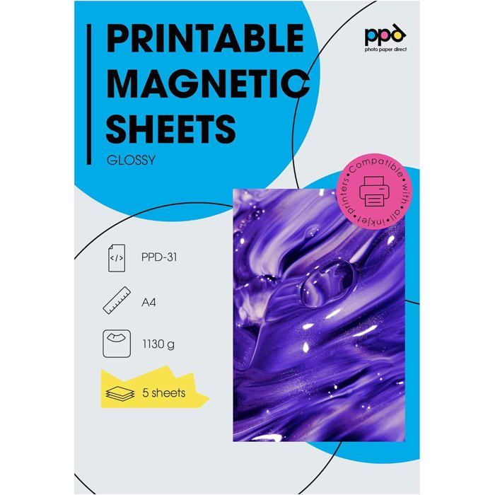 Imprimante Photo Magnétique Personnalisable - Feuilles Jet D'encre En Gros
