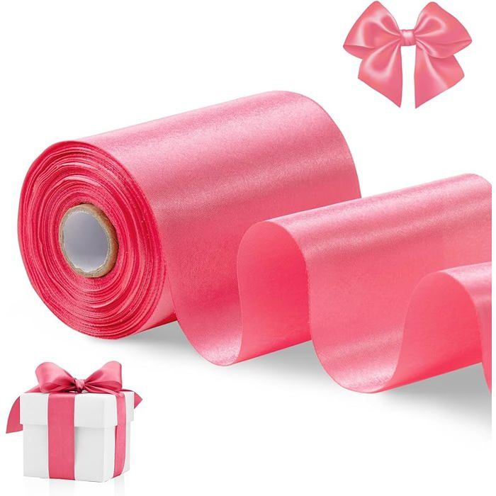 Ruban De Velours Rouge Foncé Épais Pour Noël - Parfait Pour Emballages Cadeaux, Nœuds & Décorations De Sapin