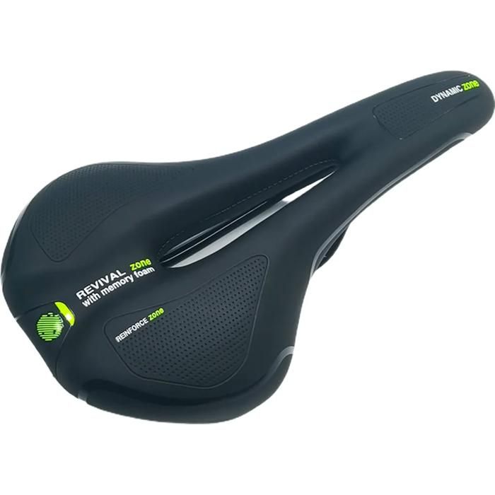 Selle de vélo Ergonomique VTT siège de vélo de Route Cusion Doux Confortable Creux en Cuir PU