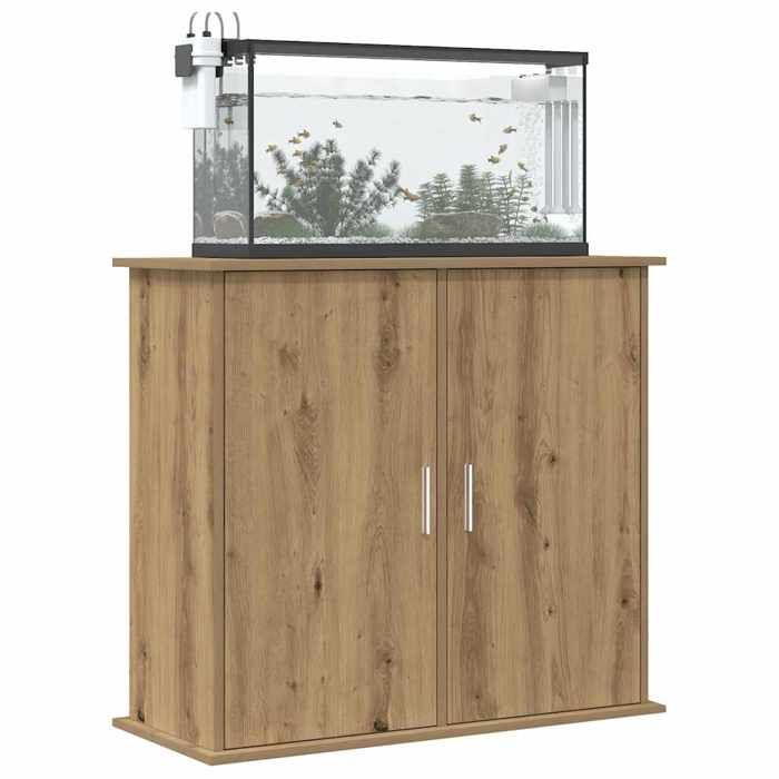 Meilleurs prix pour Support daquarium - vidaXL - Chêne artisanal - 81x36x73 cm - Bois dingénierie
