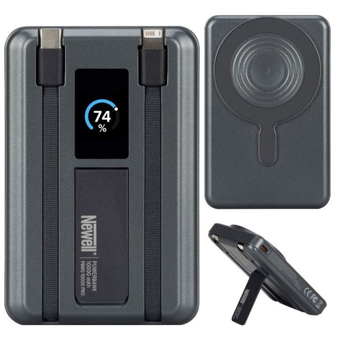 Batterie externe - NEWELL - NL4895 - 10000 mAh - Lightning/USB-C/MagSafe - Induction