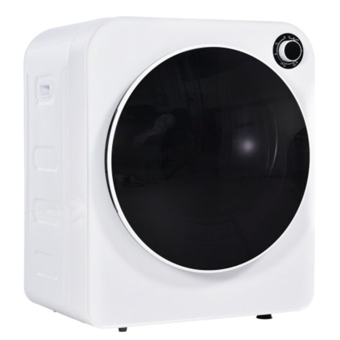 Sèche-linge à évacuation 3KG 830W filtration 5 programmes protection contre la surchauffe montage mural possible classe G - Bytelike