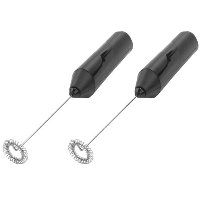 CHEOTIME Mousseur à Lait Électrique, Mélangeur De Boissons En Acier