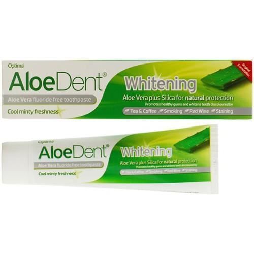Aloe Vera Dent blanchissant Aloe Dentifrice + silice Mint 100 ml