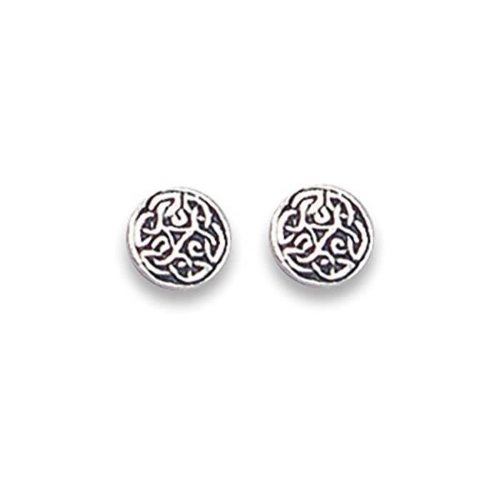 Argent Sterling 925 Crochets Vintage Alliage d/'Argent celtique arbre de vie Boucles d/'oreilles Nouveau