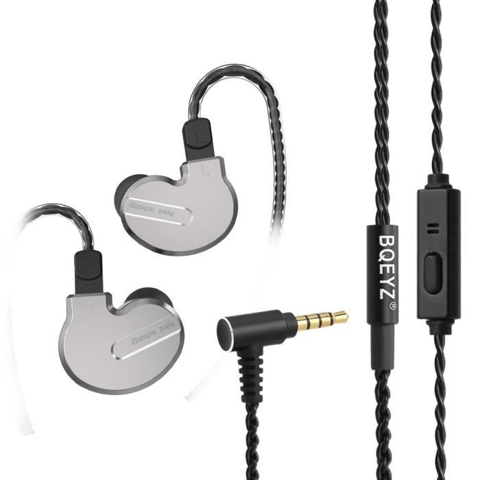 Bqeyz Kb1 Filaire Ecouteurs Intra Auriculaires Diy Ecouteurs 1ba