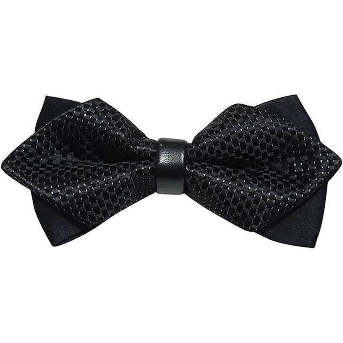 Lvguang Nœud Papillon En Bois Exquis - Accessoire Élégant Personnalité Pour Mariage Et Soirée