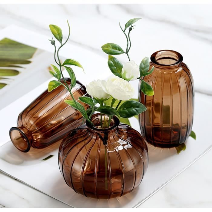Ensemble de sourcils - Mini vase en verre simple pour la