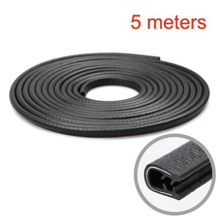 Film Carbone Adhésif 3m X 10cm - Protection Seuil De Porte Voiture | Anti-Rayures, Noir Mat