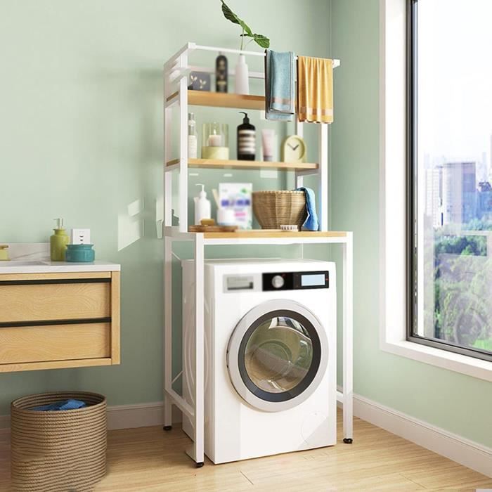 Meuble au dessus machine à promo laver