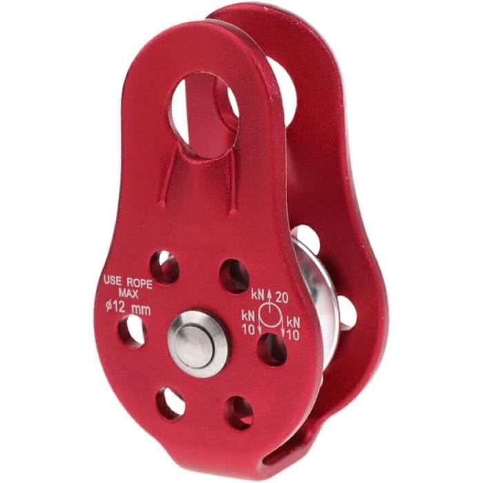 Poulie De Traction Lourde En Alliage D'aluminium - Pour Escalade, Sauvetage, Levage Extérieur
