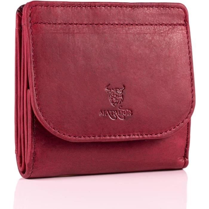 Petit portefeuille femme top cuir
