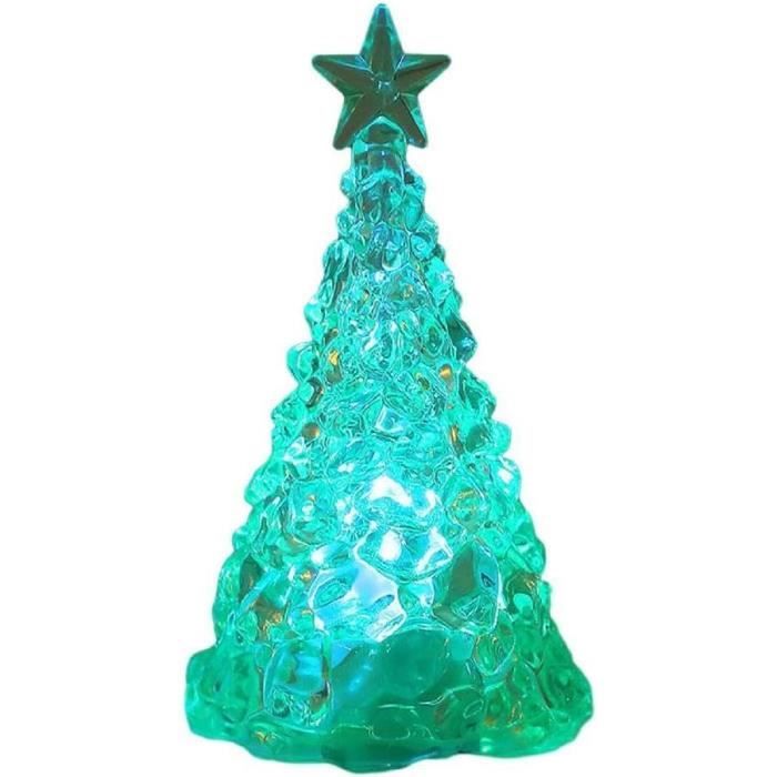 Décoration De Sapin De Noël En Cristal Lumineux Led Électronique Pour