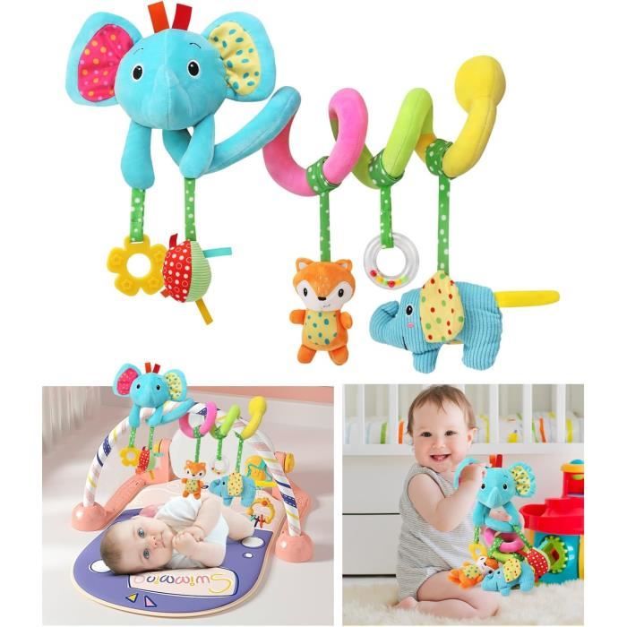 Bébé Jouet de Poussette,Jouet Spirale Bébé,Jouets de Poussette Bebe,Jouets  Suspendus dactivité en Spirale pour Bébé,Jouet,Vert - Cdiscount  Puériculture & Eveil bébé