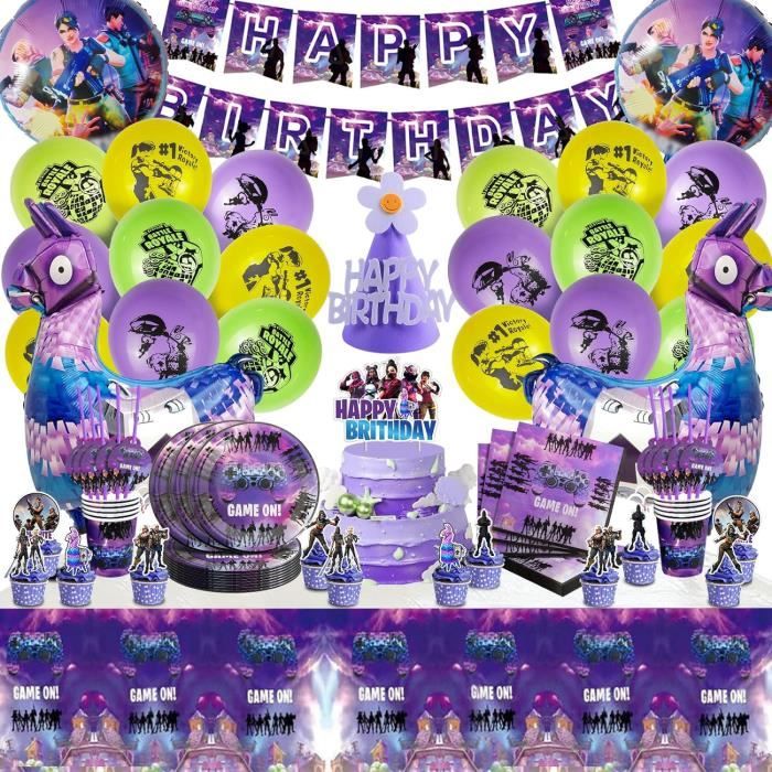 Fortnite latex balloons fête d'anniversaire fortnite fournitures décoration,  enfants double-side designs 12 in IMOE8 - Cdiscount Maison