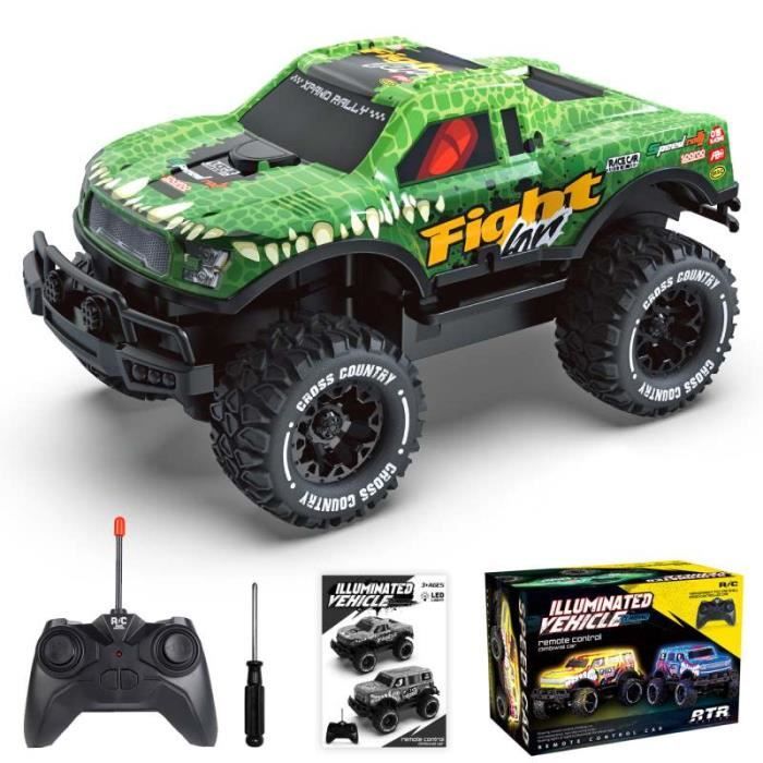 Voiture Télécommandée Enfant,Voiture Télécommandée Tout Terrain Monster