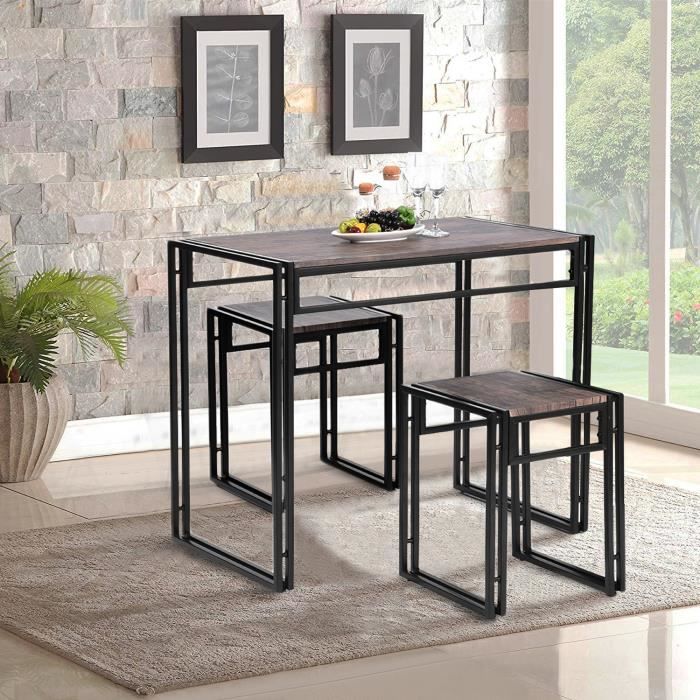 Table Cuisine Industrielle Tabourets Achat Vente Pas Cher