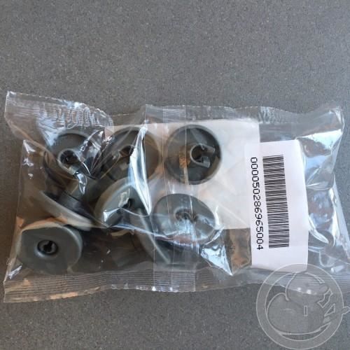 Kit d'accessoires Electrolux 50286965004 Roulettes panier inférieur Compatible avec plusieurs marques
