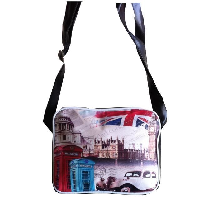 Sacoche London Drapeau Anglais Big Ben Noir Achat Vente Sacoche 2009964773393 Soldes Cdiscount