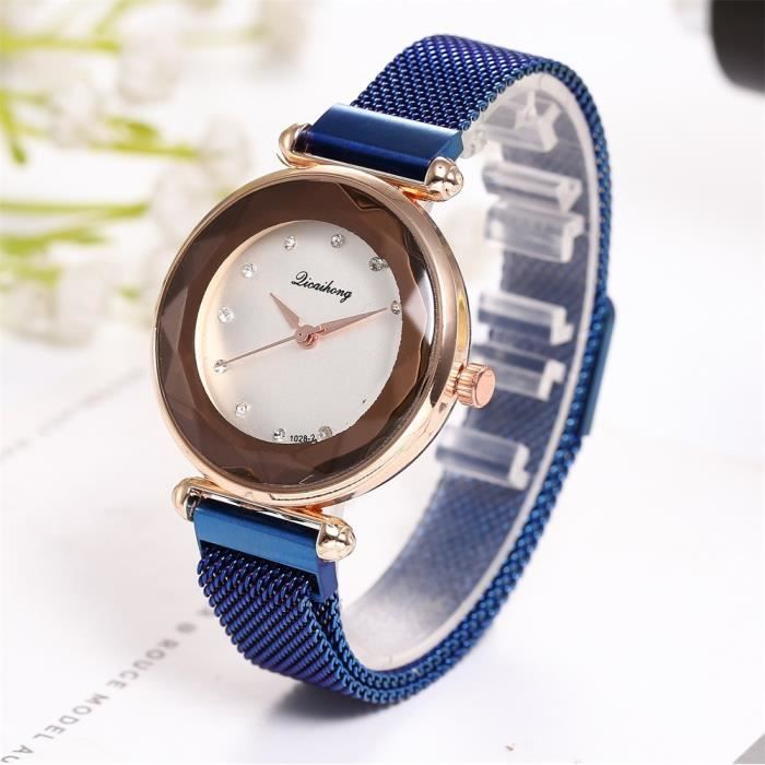 RMEGA Coffret Cadeau Montre Femme Marque de Luxe Femme Etanche