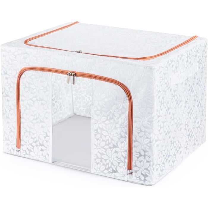 Lot de 2 sacs de rangement pliables de 90 litres avec poignées