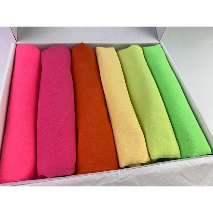 Écharpe Longue En Mousseline De Soie Pour Femme - 160x50 Cm, Léger, Doux, Couleur Rouge, Polyvalente Pour Plage, Sortie, Cadeau - 3