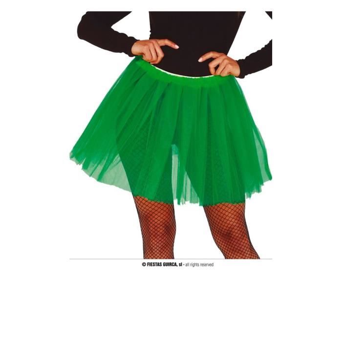 Tutu - FIESTAS GUIRCA - Vert - Tulle - Taille Unique - Adulte Femme