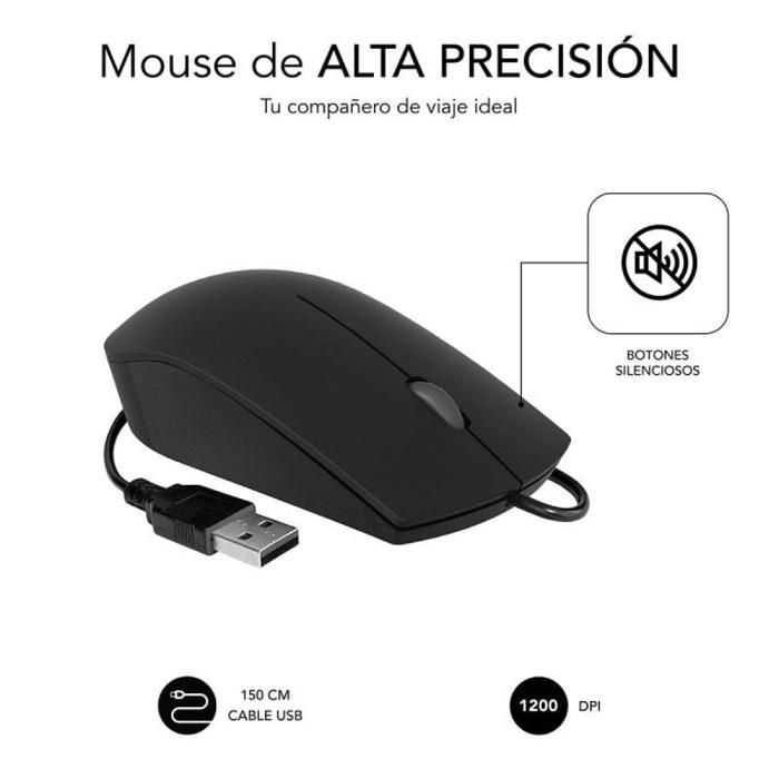 Souris SUBBLIM SUBMO-B2BS002 – Optique 1200 DPI, Ambidextre - vue 7
