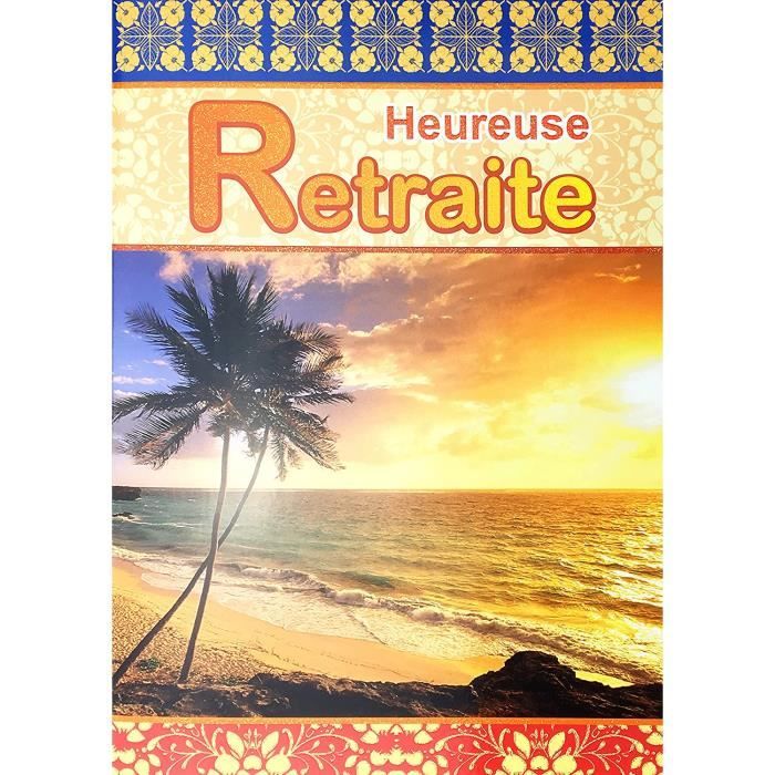 Mx 3008 Maxi Carte Geante Depart Retraite Grand Format 21x29 7cm Avec Paillettes Et Enveloppe Palmiers Mer Plage Sable R Cdiscount Beaux Arts Et Loisirs Creatifs
