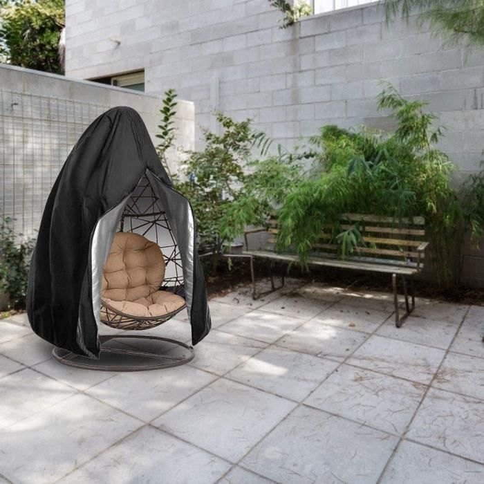 E-Senior Housse De Protection Chaise Jardin Résistante Intempéries - Transparent - 70x70x120 Cm