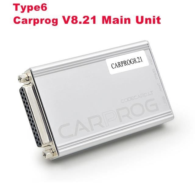 Carprog V8.21 V10.93 outil de Diagnostic de voiture, puce de réglage ECU, programmateur avec tous les 21 adap Type 6