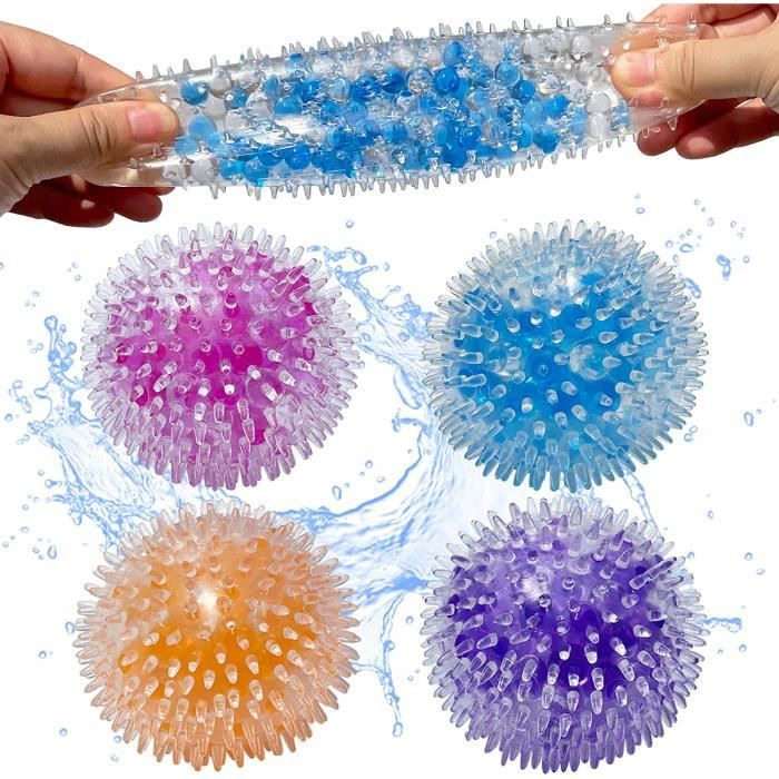 Acheter 3Pcs Pop Ball Fidget Toys, Pop Balles Anti-Stress, Jouet Sensoriel à Presser 3D Silicone Pop Push Bubble Rebondissant Fidget Ball Anxiété Soulagement du Stress pour Filles Enfants