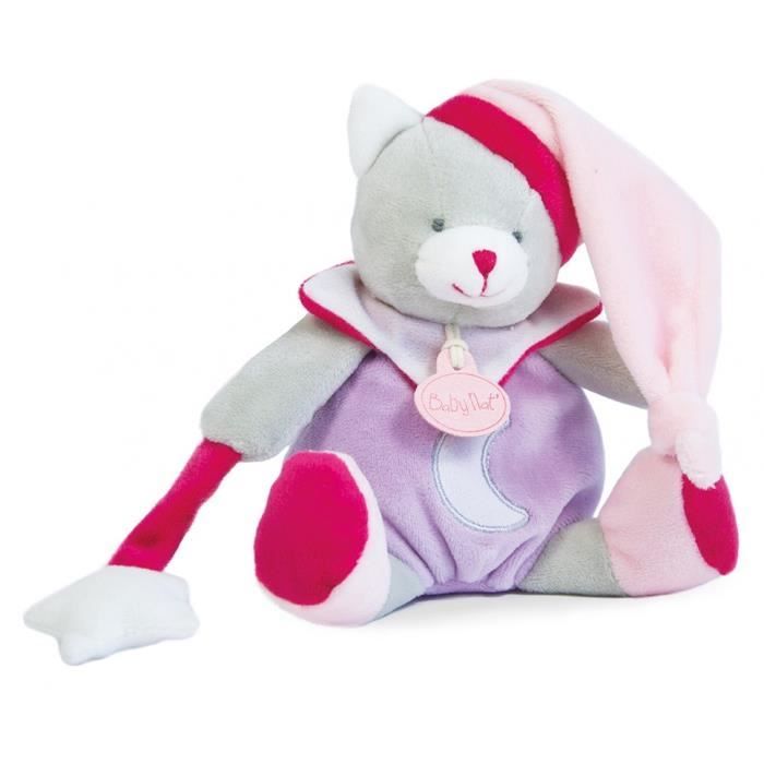 Babynat Doudou Pantin Chat Rose Violet Parme Et Son Doudou Etoile Luminescent Cm Bebe Fille Cdiscount Puericulture Eveil Bebe