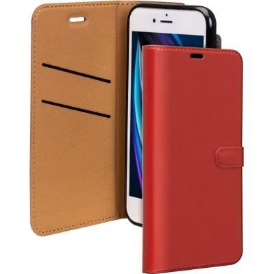 Etui Folio pour iPhone 6-7-8-SE20 Wallet avec languette rouge