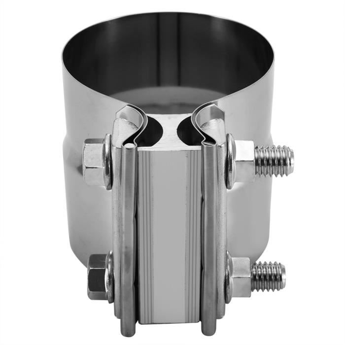 Collier Serrage échappement Universel Ø45mm - Acier Galvanisé 95mm - Raccord Tuyau + 2 Colliers