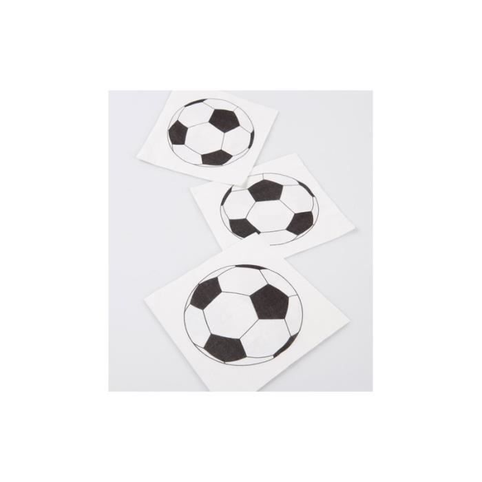 Serviette Anniversaire Football Cdiscount Serviette Anniversaire Football Cdiscount