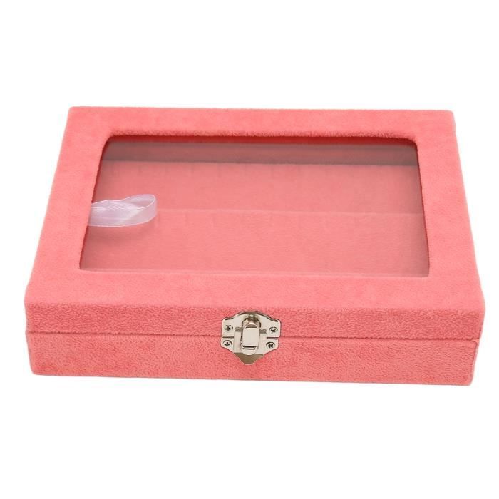 Vitrine à épingles Boîte De Rangement Pour Insigne De Couvercle En