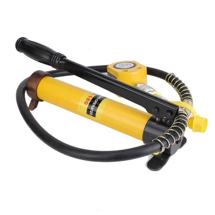 Cric à Pompe Manuelle 2000 Lbs – Cric Remorque Et Auto Robuste, Levage Jusqu’à 26 Cm, Idéal Garage Et Réparation